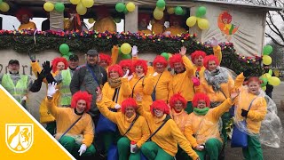 So feiern die Jecken beim Rosenmontagszug in Krefeld 2020 [upl. by Udenihc]