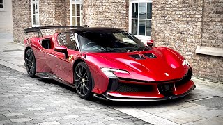 FIRST Ferrari SF90 XX Arrives in London [upl. by Kronfeld644]