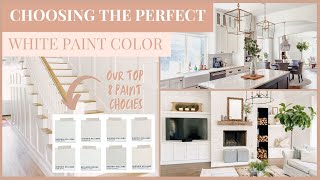 BEST White Paint Colors  Cloud White Benjamin Moore Review [upl. by Azzil]