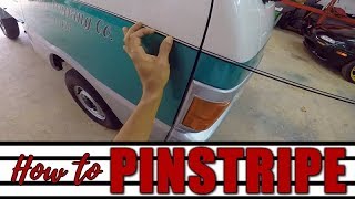 How To Easily Put Pinstripe On a Car [upl. by Ssor]