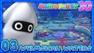 Mario Party 10 Part 03  Whimsical Waters 4 Player [upl. by Etnaud]