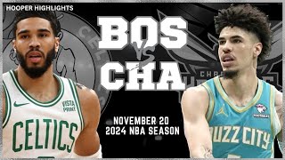 Boston Celtics vs Charlotte Hornets Full Game Highlights  Nov 20  2024 NBA Season [upl. by Diarmid]