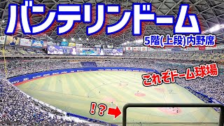 【どんな雰囲気】バンテリンドーム グラウンドの広さ＆ビジョンの大きさ どれをとってもドームを名乗るにふさわしい [upl. by Oriole273]