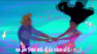 Karaoke  Instrumental  Pocahontas  Colors Of The Wind HQ  Lyrics [upl. by Anette]