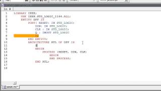 VHDL Basic Tutorial 3 [upl. by Ruthann]