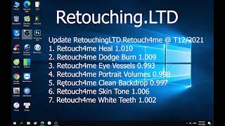 Update RetouchingLTDRetouch4me  T122021 [upl. by Thurston]