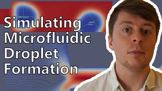 Simulating Microfluidic Droplet Formation  FEniCS CFD [upl. by Dodi]