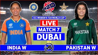 Womens T20 World Cup Live India W v Pakistan W Live  IND W v PAK W Live Commentary  India Innings [upl. by Jahdiel]