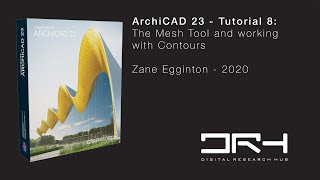 ArchiCAD 23  Tutorial 8 The Mesh Tool and working with Contours [upl. by Aikel]