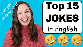 Top 15 Jokes in English Can you understand them [upl. by Aiket]