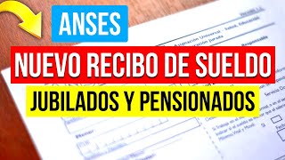 📑💲NUEVO RECIBO DE SUELDO PARA JUBILADOS Y PENSIONADOS DE ANSES  TUTORIAL PASO A PASO 2022 [upl. by Htinnek]