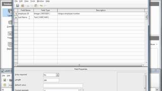 LibreOffice Base 01 Create a Database Create a Table [upl. by Itnavart]