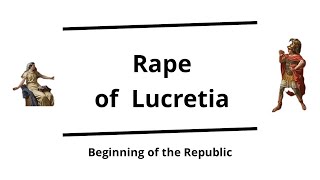 Rape of Lucretia  The end of the Roman monarchy [upl. by Jany]