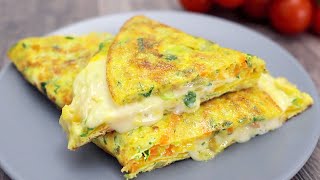 Omelette mit Gemüse und Käse [upl. by Artenak]