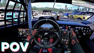 CRAZY Rallycross Race  AMS2  Fanatec CSL DD  Triple 55quot Displays [upl. by Smail283]