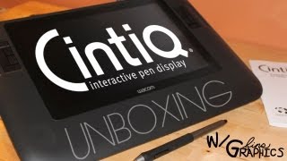 Wacom Cintiq 12WX  Unboxing [upl. by Hew]