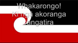 WHAKARONGO Lyrics [upl. by Draw]