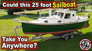 Could this 25ft Sailboat take you Anywhere  SOLD  Nimble Arctic 25 Ep82 [upl. by Blankenship]