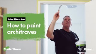 Paint like a Pro  How to paint architraves [upl. by Lleval799]