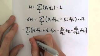 Derivation of Hamiltons Equations [upl. by Akeryt755]