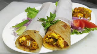 Street Style Paneer Kathi Roll  पनीर काठी रोल रेसिपी  Paneer Kathi Roll  Paneer Roll  Chef Ashok [upl. by Katharina44]