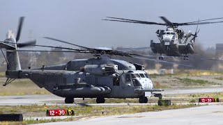 CH53E Super Stallion and CH46 SeaKnight arrival Vertical Challenge 2012 [upl. by Ardnuas825]