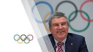 127th IOC Session in Monaco  Press Conference with IOC President Thomas Bach [upl. by Verger]