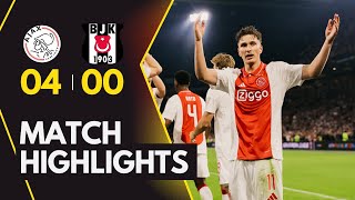 AFC Ajax vs Besiktas JK  HIGHLIGHTS  UEFA Europa League [upl. by Funch]