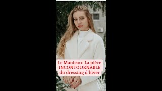 Le Manteau est La pièce Incontournable du Dressing dhiver Manteau femme 2022 [upl. by Cornelia822]