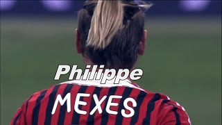 4 SPECTACULAR goals by CENTRAL DEFENDER Philippe Mexes [upl. by Alleris]