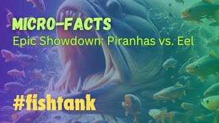 Epic Showdown Piranhas vs Eel in a Fish Tank [upl. by Oinesra981]