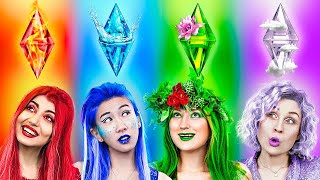 Fire Girl Water Girl Air Girl and Earth Girl  Four Elements in Real Life [upl. by Llevel335]