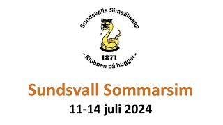 Sundsvall Sommarsim 2024  Pass 4 [upl. by Ammon496]