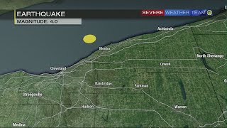 Magnitude 40 earthquake recorded in northeast Ohio [upl. by Lledraw]