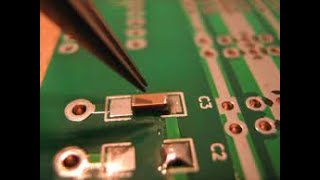 Easy SMD Soldering  SMD Resistor Soldering with hot air Gun  SMD Soldering SolderDesoldering 3 [upl. by Gombosi959]