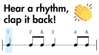 Rhythm Clap Along  Level 1 to 3 For BeginnersKids 👂🎵👏 [upl. by Guido]