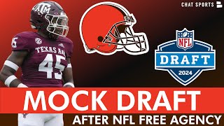 Cleveland Browns Mock Draft AFTER NFL Free Agency [upl. by Efeek]