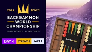 Backgammon World Championship 2024  DAY 4 Stream 2 P1  Main Undefeated Round of 256 [upl. by Ann-Marie272]