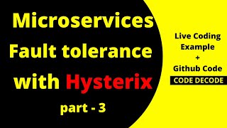 Hystrix circuit breaker And Fault Tolerance in Microservices Spring boot Microservices in Java [upl. by Aedni]