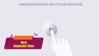 How To Create Neumorphic Button Shape  Animated Neumorphic Infographic PowerPoint Slide [upl. by Eilesor]