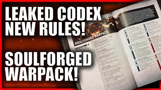 Soulforged Warpack NEW RULES reviewed from Chaos Space Marines [upl. by Lauer]