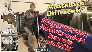 DifferentialWechsel am BMW 3er E90  Pfusch an den Radschrauben I Differential macht Geräusche [upl. by Nyliuqcaj687]