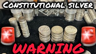 ALERT  The problem with stacking Constitutional Silver [upl. by Toogood180]