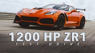 Hennessey HPE1200 Corvette ZR1 Test Drive [upl. by Rabka67]