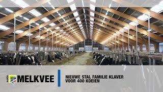 Nieuwe stal familie Klaver voor 400 koeien  wwwmelkveenl [upl. by Henryk]