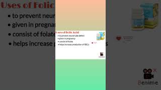 Folic Acid 5mg Tablet Uses Folic Acid in Pregnancy YouTube Shorts Shorts Video shorts [upl. by Selegna]