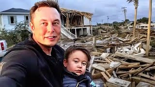 Elon Musk Suddenly Appears in NC after Hurricane Helen Just Watch What Happens Next [upl. by Inohs]