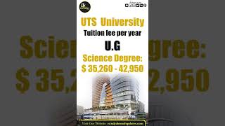 University of Technology Sydney Undergraduate Tuition fee for international Students  UTS [upl. by Drwde]