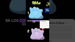 ¡Descubre el Shiny Ditto ¿Tienes lo que se necesita para adivinarlo ✨ [upl. by Ahtnams]