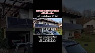 3280W Balkonkraftwerk am Balkon installiert [upl. by Kiyohara]